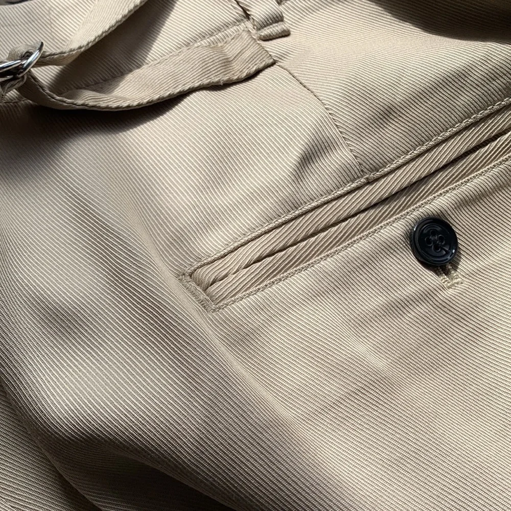 ❤️❤️❤️ Club Monaco Tab Detail khaki (beige) Pants size 12 ❤️❤️❤️ - Picture 7 of 7